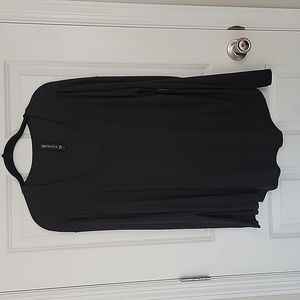 Athleta Cloudlight Stratus ribbed long sleeve top - black - sz Large